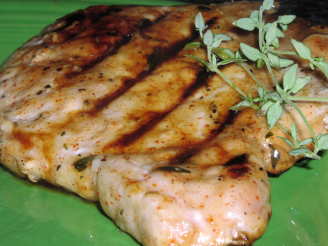 Grilled Pork Cutlets With Maple Chipotle Glaze