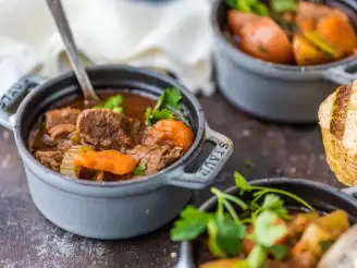 Beef and Guinness Stew With Dumplings