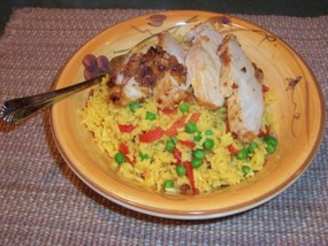 Cuban Chicken With Yellow Rice