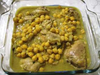 Ginger Chicken With Chickpeas (Moroccan Tagine)