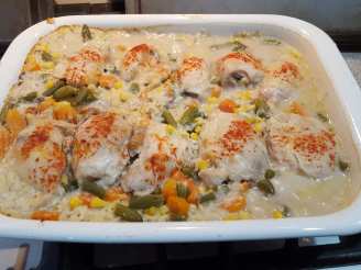 Nick's Famous Fluffy Rice and Chicken Casserole