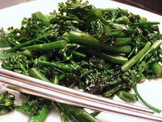Easy Broccolini With Oyster Sauce
