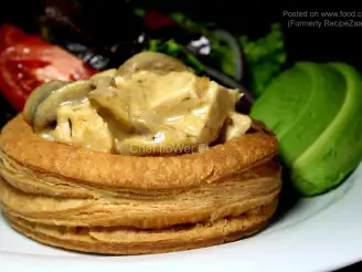 Chicken Avocado and Mushroom Vol-Au-Vents