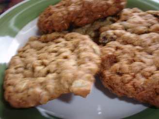 Sorghum Molasses Oatmeal Cookies