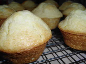 Lemony Zest Sour Cream Muffins