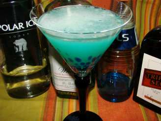 Official Blue Thong Martini