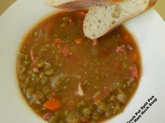 Crock Pot Split Pea and Ham Hock Soup