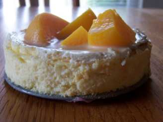 Carameled Peach Cheesecake