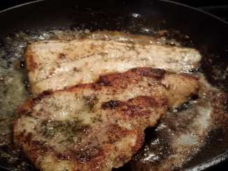 White Fish In Herbed Butter