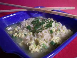 Ramen Noodle Egg Drop Soup