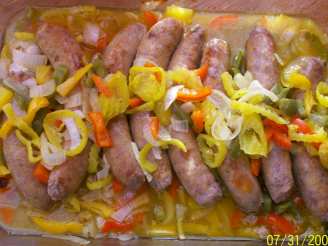 Mom's Baked Sausage