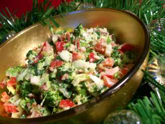 Christmas Broccoli Salad