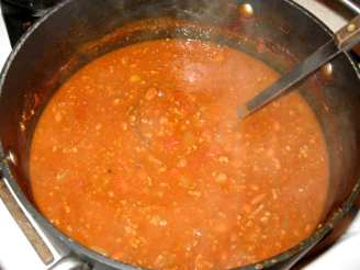 Fast Family Chili No. 8, Spaghetti Optional