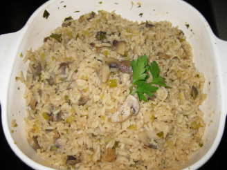 Mushroom Oven Rice