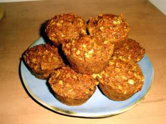 Healthy Ginger Carrot Muffins
