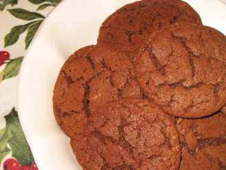 Chocolate Marzipan Sugar Cookies