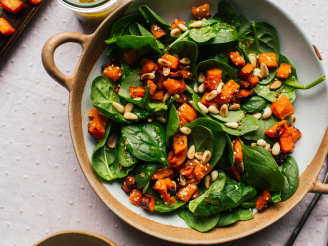 Pumpkin (Squash) & Spinach Salad
