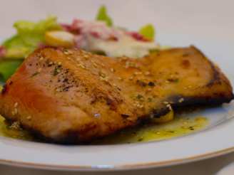Stream Skillet Salmon With Mirin - Longmeadow Farm