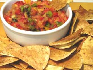 Fruit Salsa With Cinnamon Chips