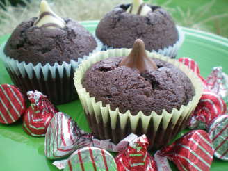 Double Kisses Chocolate Cupcakes