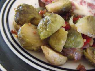 Sweet and Sour Brussels Sprouts