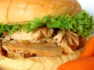 Savory Chicken Sandwiches from the Crock Pot