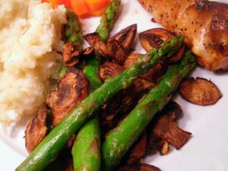 Asparagus and Mushroom Saute