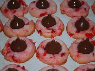 Cherry Cordial Kiss Cookies