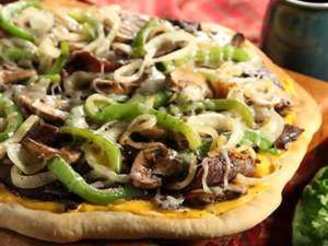 Decadent Philly Cheesesteak Pizza