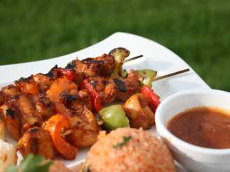 Iron Springs Honey-Chipotle Glazed Chicken Skewers