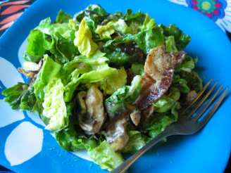 Crispy Bacon and Mushroom Salad