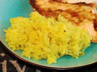 Garlicky Yellow Rice