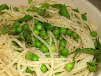 Summer Pasta With Peas & Mint