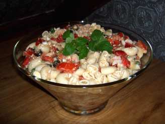 Greek Shrimp Pasta Salad