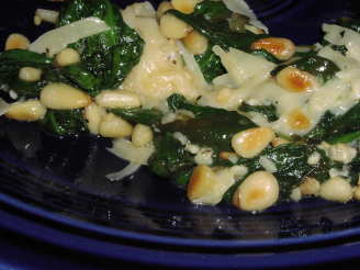 Sauteed Spinach With Pine Nuts