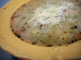 Quick Cabbage and White Bean Soup