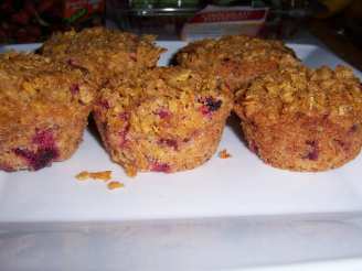 Double Cranberry Crunch Muffins