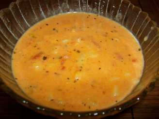Tomato Potato Cheddar Soup