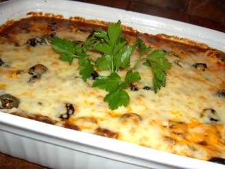 Creamy and Cheesy Beef and Bean Casserole