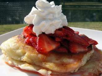 Strawberry Ricotta Hotcakes