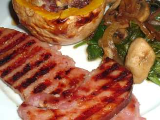 Grilled Ham Steak