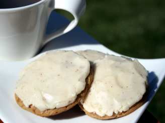 Frosted Butterscotch Cookies