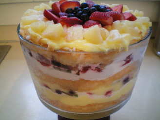 Fruity Angel Food Cake Trifle