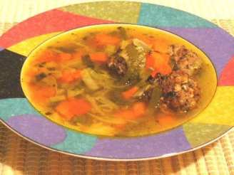 Turkey Albondigas Soup