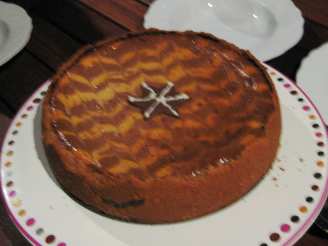 Chocolate and Coffee Baked Cheesecake