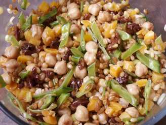 Wheat Berry Salad With Dried Apricots