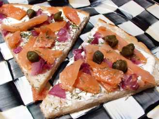 Sam's Smoked Salmon, Dill & Goat Cheese Pizza
