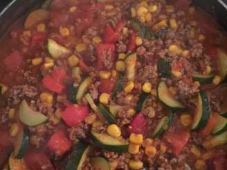 Ground Beef Zucchini Skillet Meal