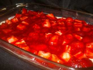 Strawberries and Cream Dessert Squares  (Cookie Mix)