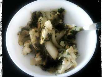 Scrambled Egg Whites W/Spinach & Garlic (For One)